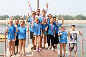 Ольга Нестерова со своими воспитанниками