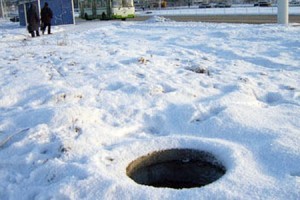 открытый люк