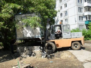 демонтаж ларька