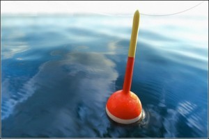 Fishing Bobber on Calm Water