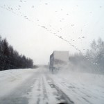На трассе Сызрань-Балаково идет снег. В ближайшие выходные в регионе ожидается похолодание