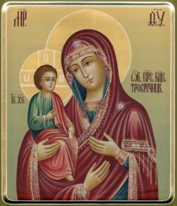 икона Божией матери Троеручица