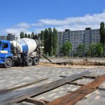 В балаковском парке «Центральный» продолжаются работы по строительству фонтана