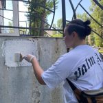 Студенческий десант БФ СГЮА вышел на улицы города Балаково, чтобы закрасить надписи, содержащие рекламу наркотиков.